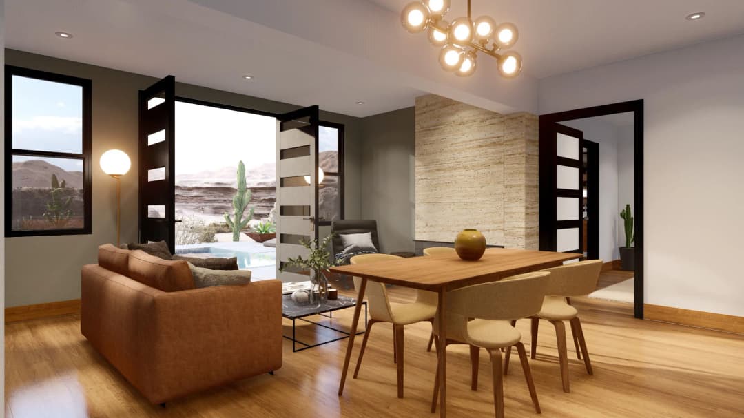 Model 25 interior home features