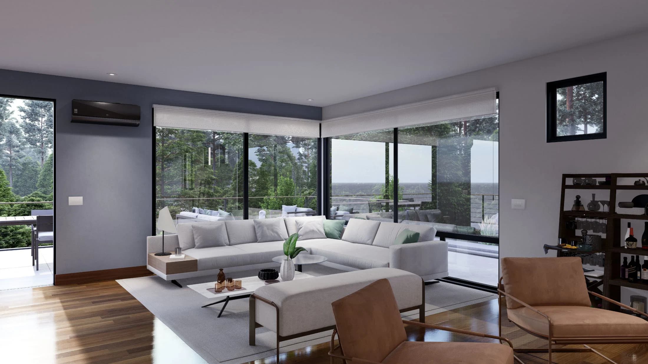 Model 2 interior home features