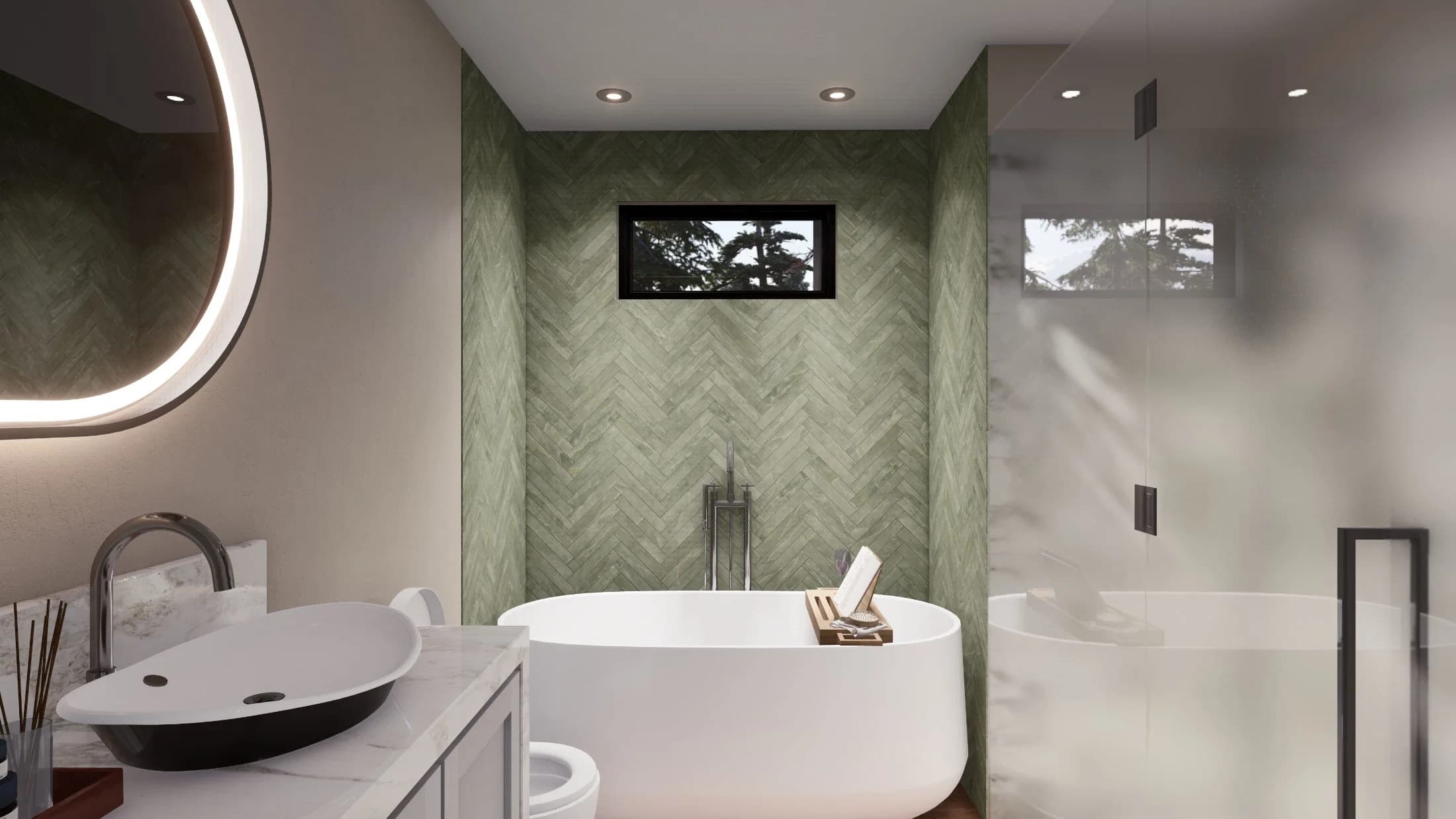 Model 27 bathroom home features