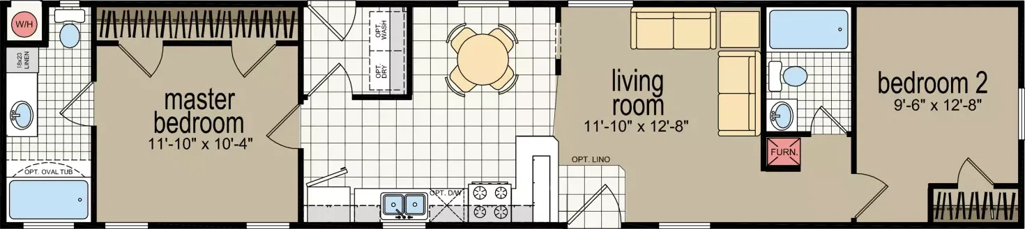 Cm-2602b floor plan home features