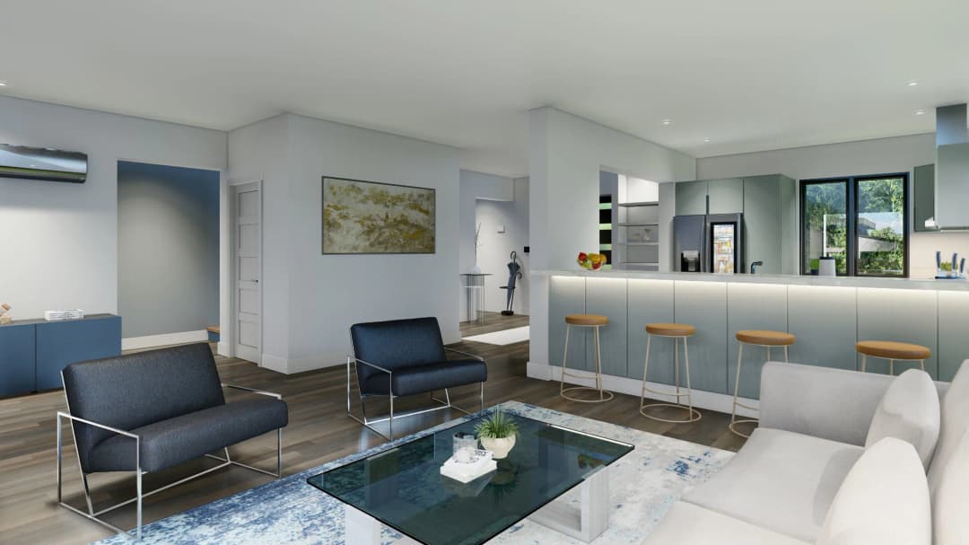 Model 9 interior home features
