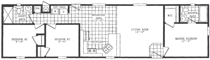 Liberty floor plan home features