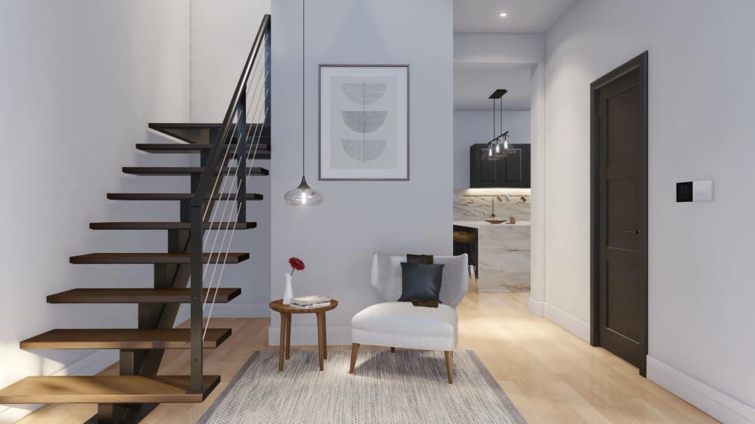 Model 21 interior home features
