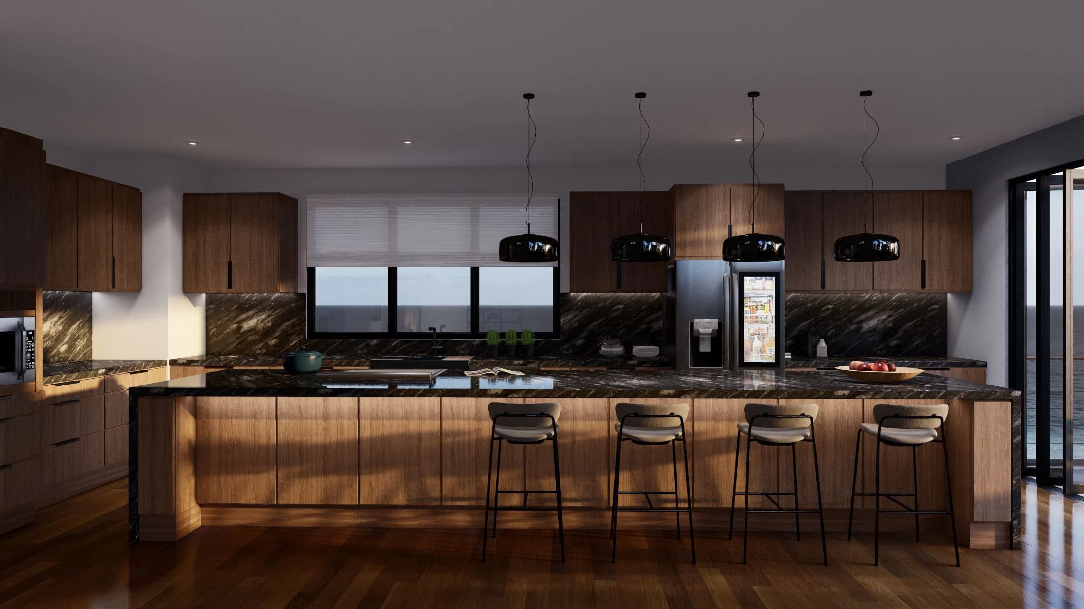 Model 2 kitchen home features
