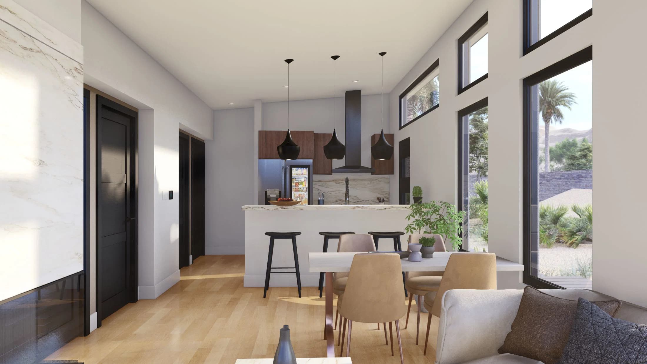 Model 26 interior home features