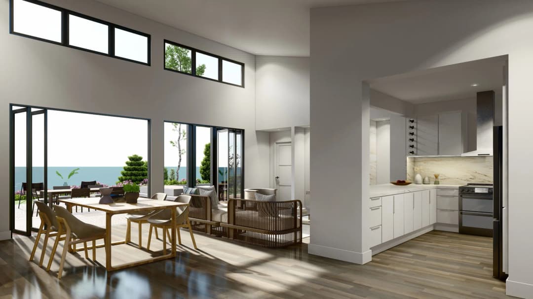 Model 8 interior home features