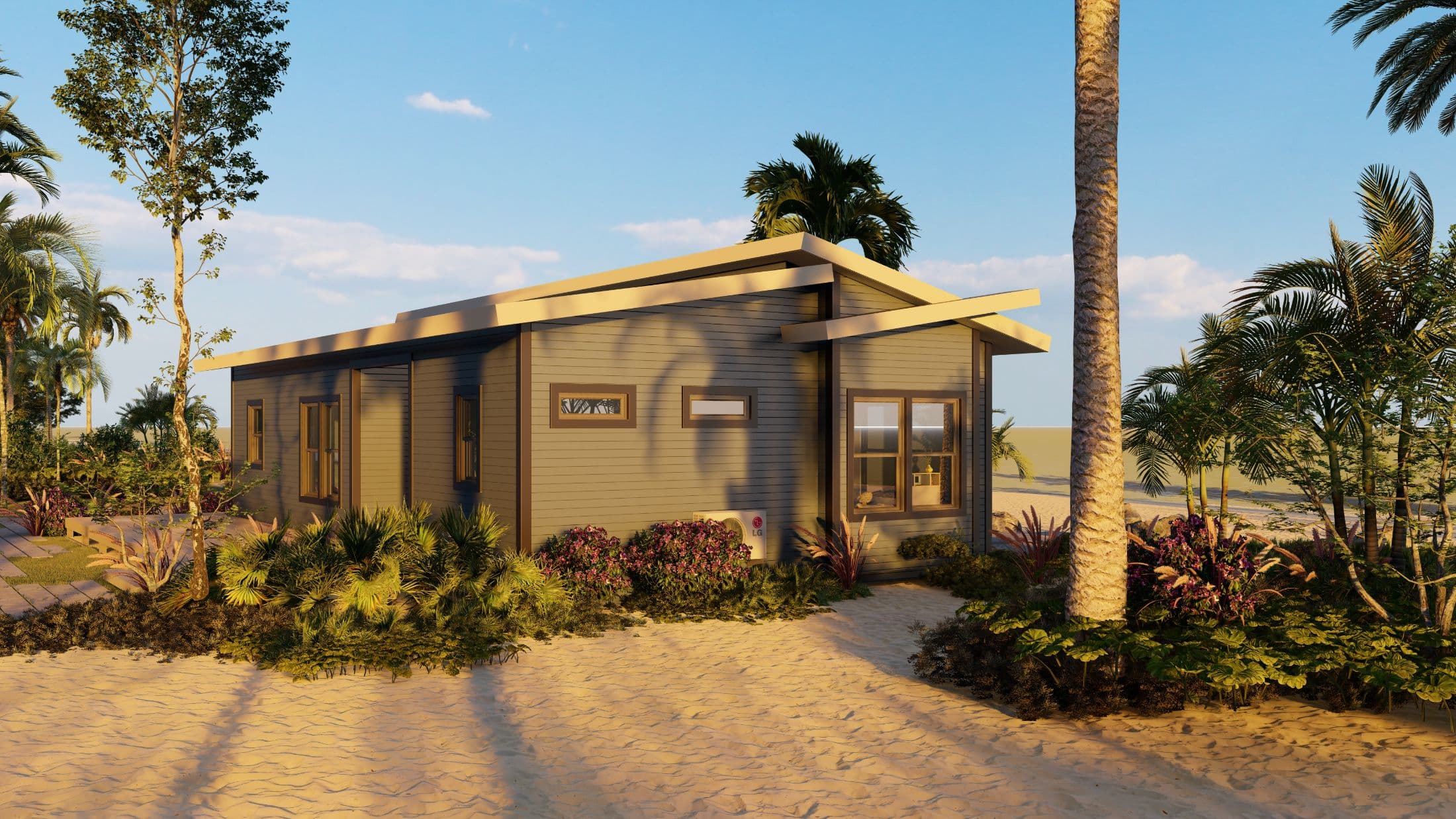 Model 24 exterior home features