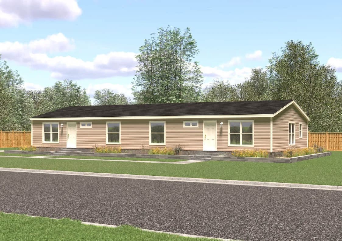 Duplex 32684a hero, exterior, and elevation home features