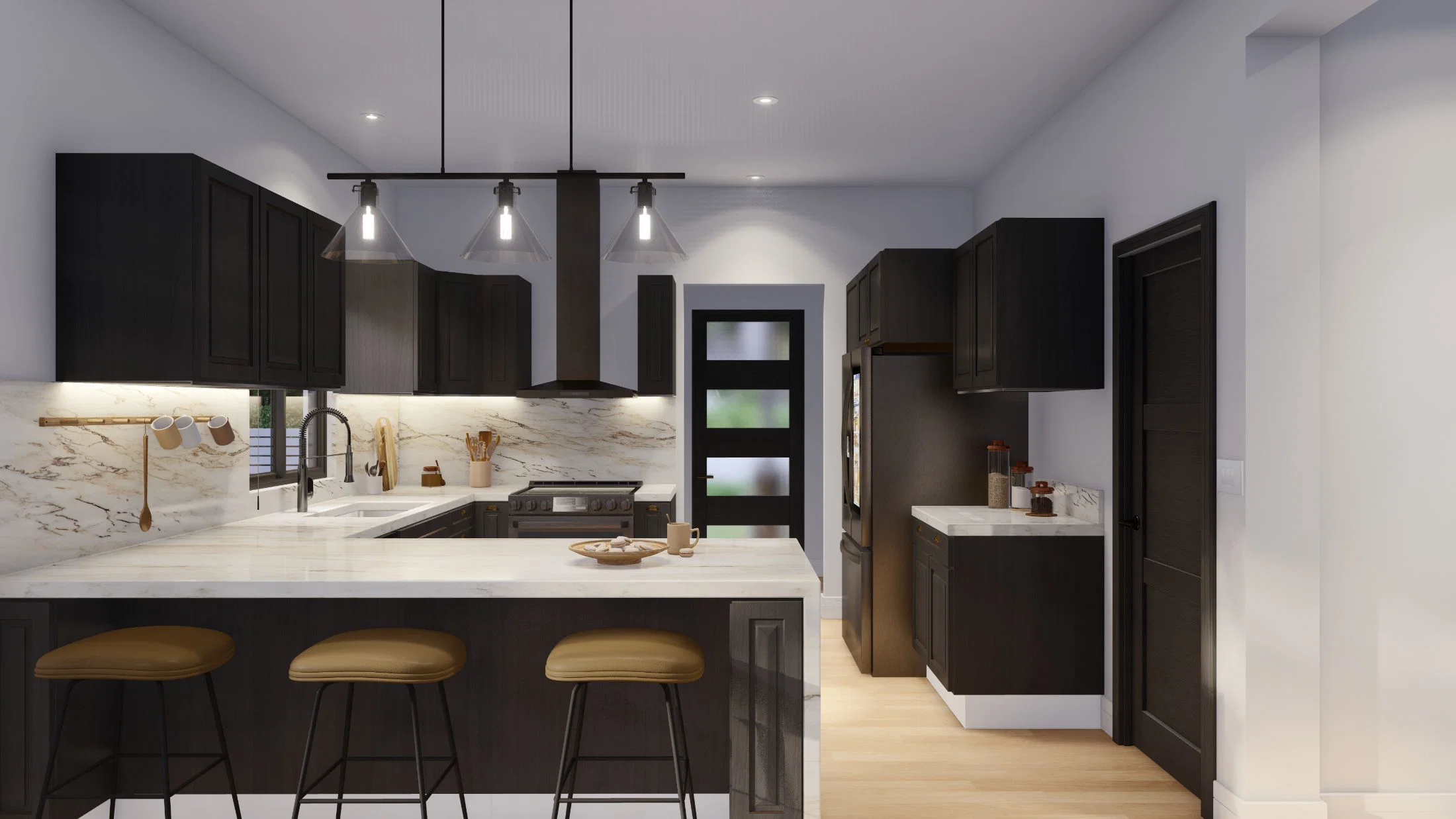 Model 21 kitchen home features