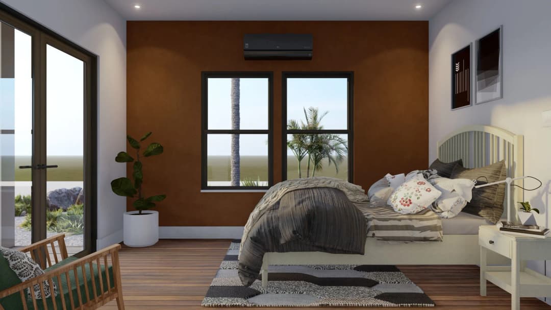 Model 24 bedroom home features