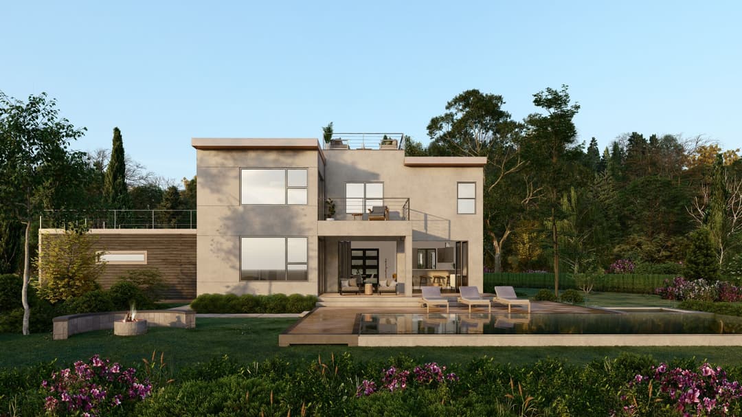 Model 22 exterior home features