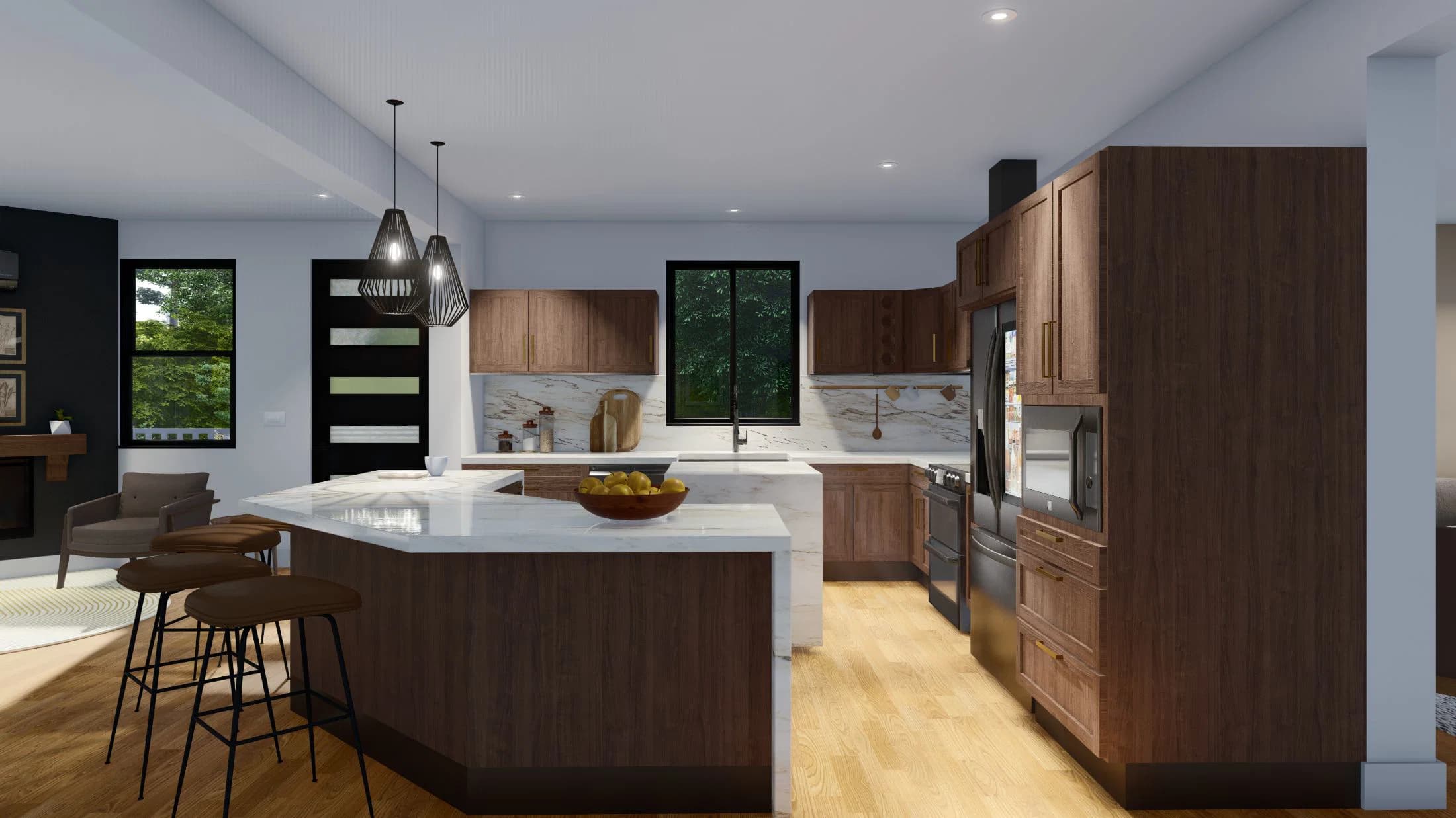 Model 28 kitchen home features