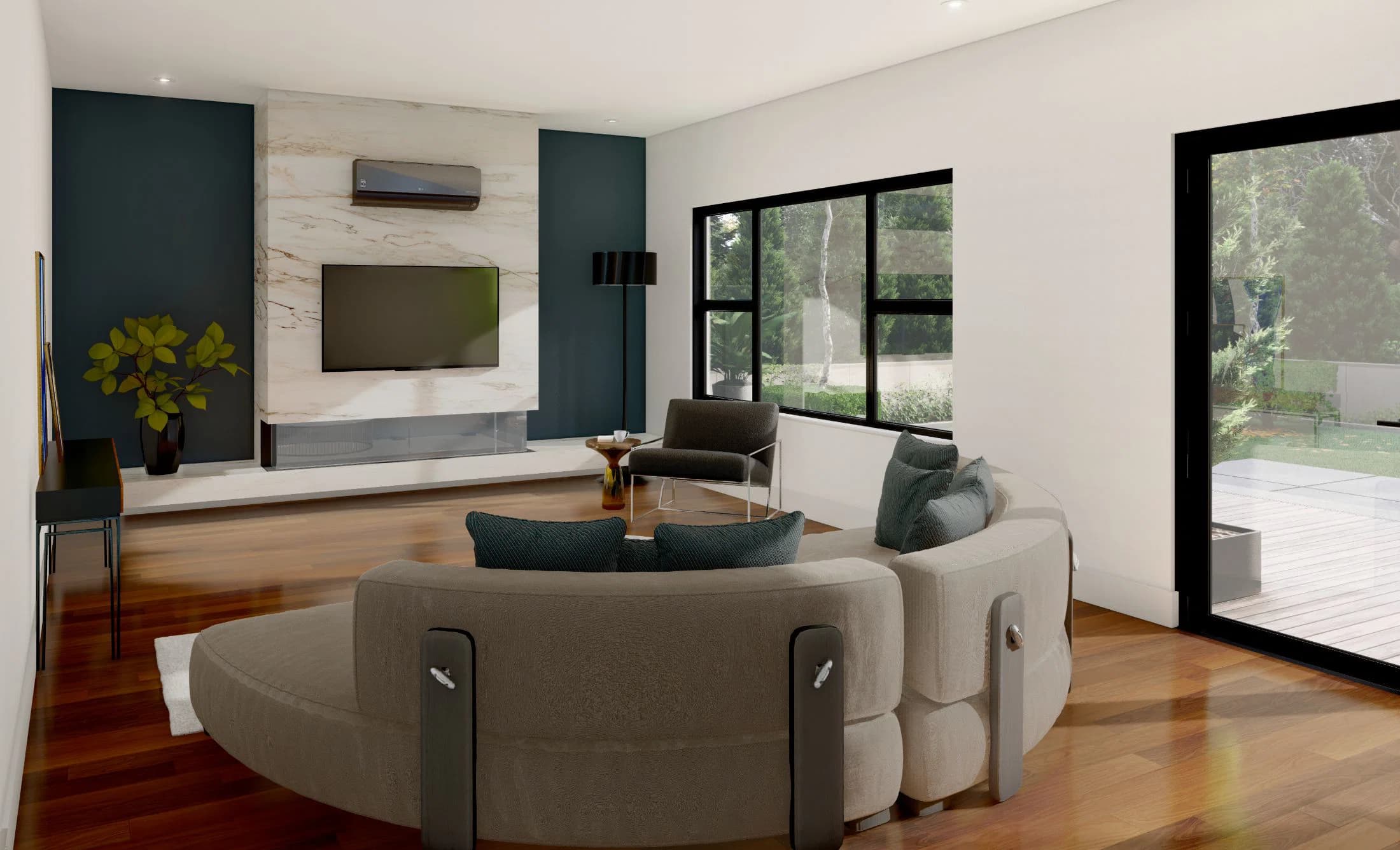 Model 4 interior home features