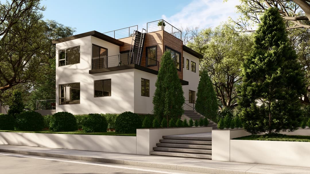 Model 9 exterior home features