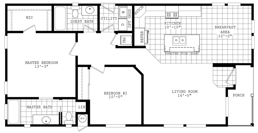 Durango porch homes 24482a floor plan home features