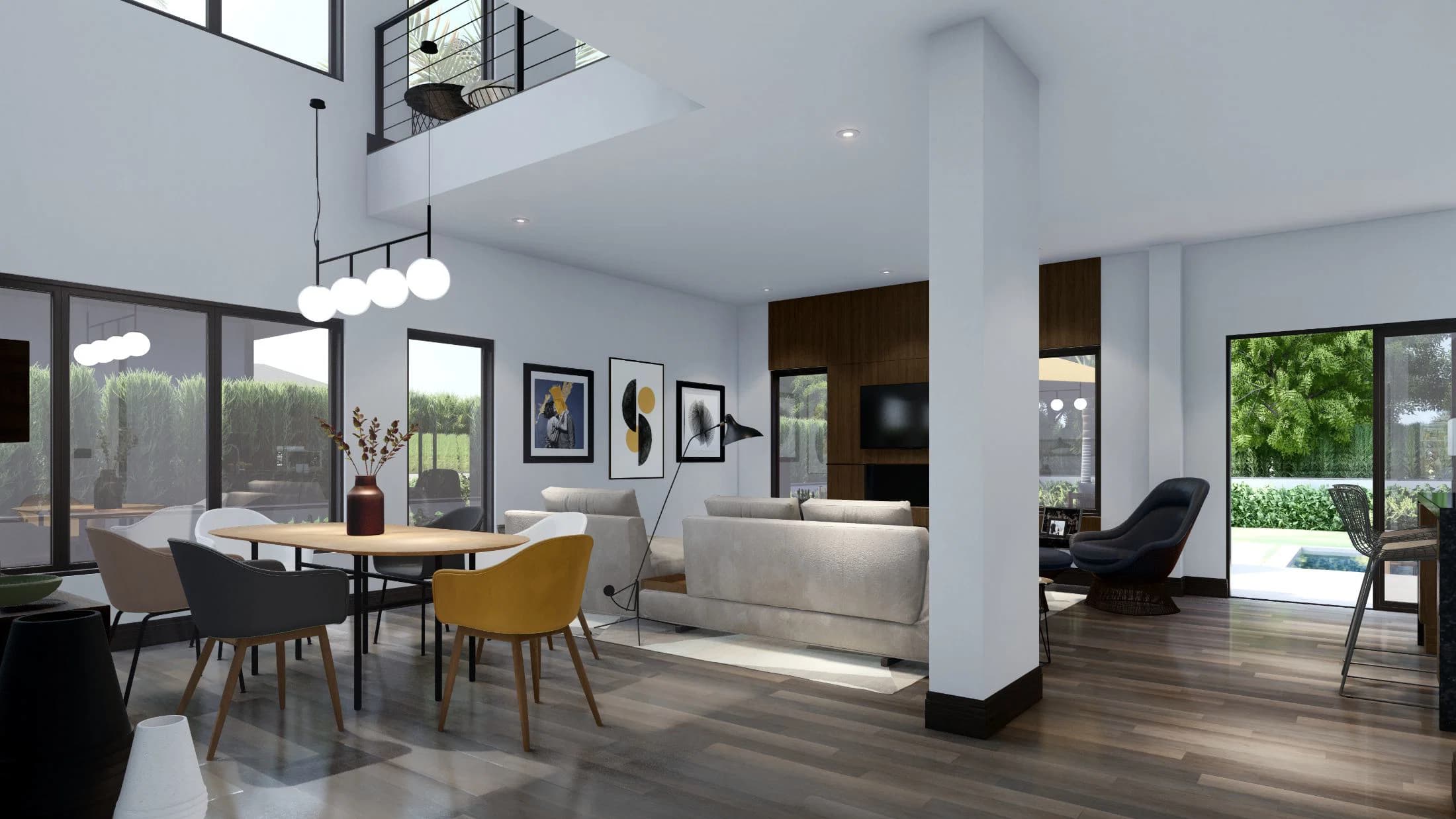 Model 11 interior home features