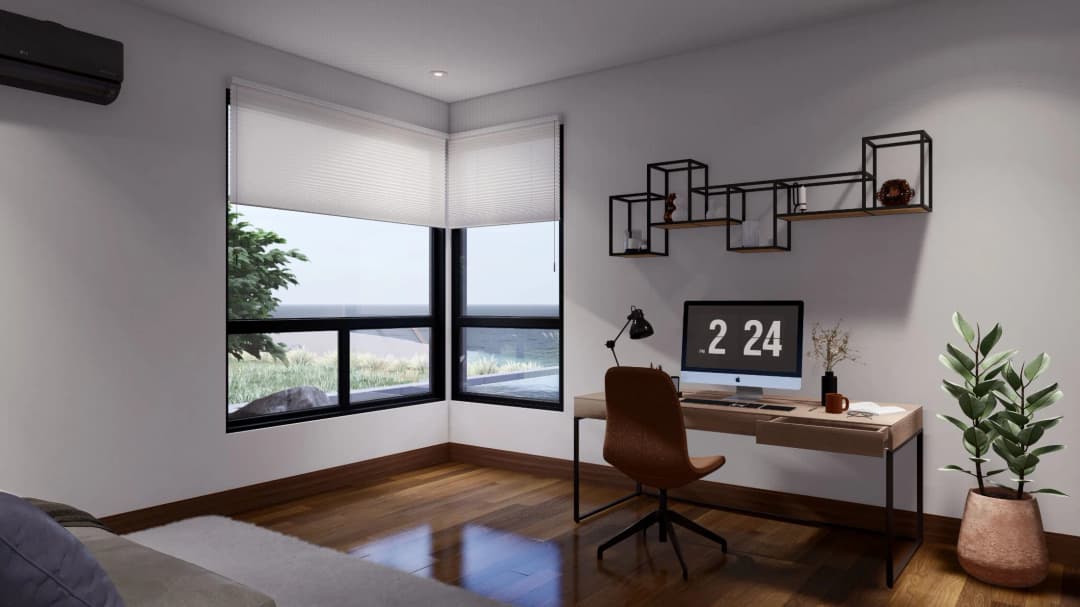 Model 2 interior home features