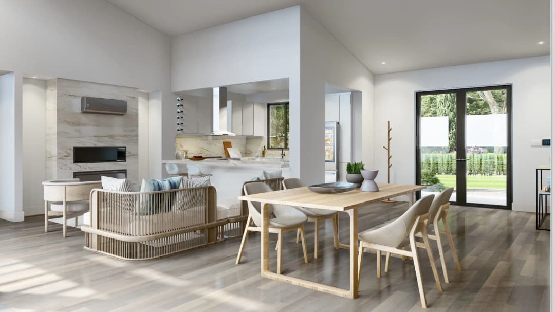 Model 8 interior home features