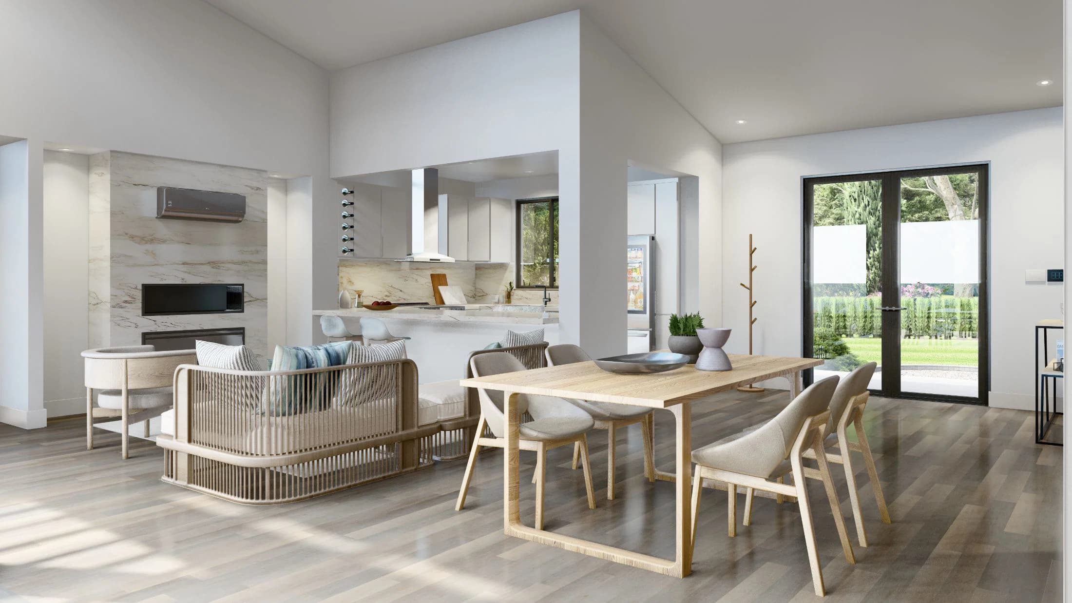 Model 8 interior home features