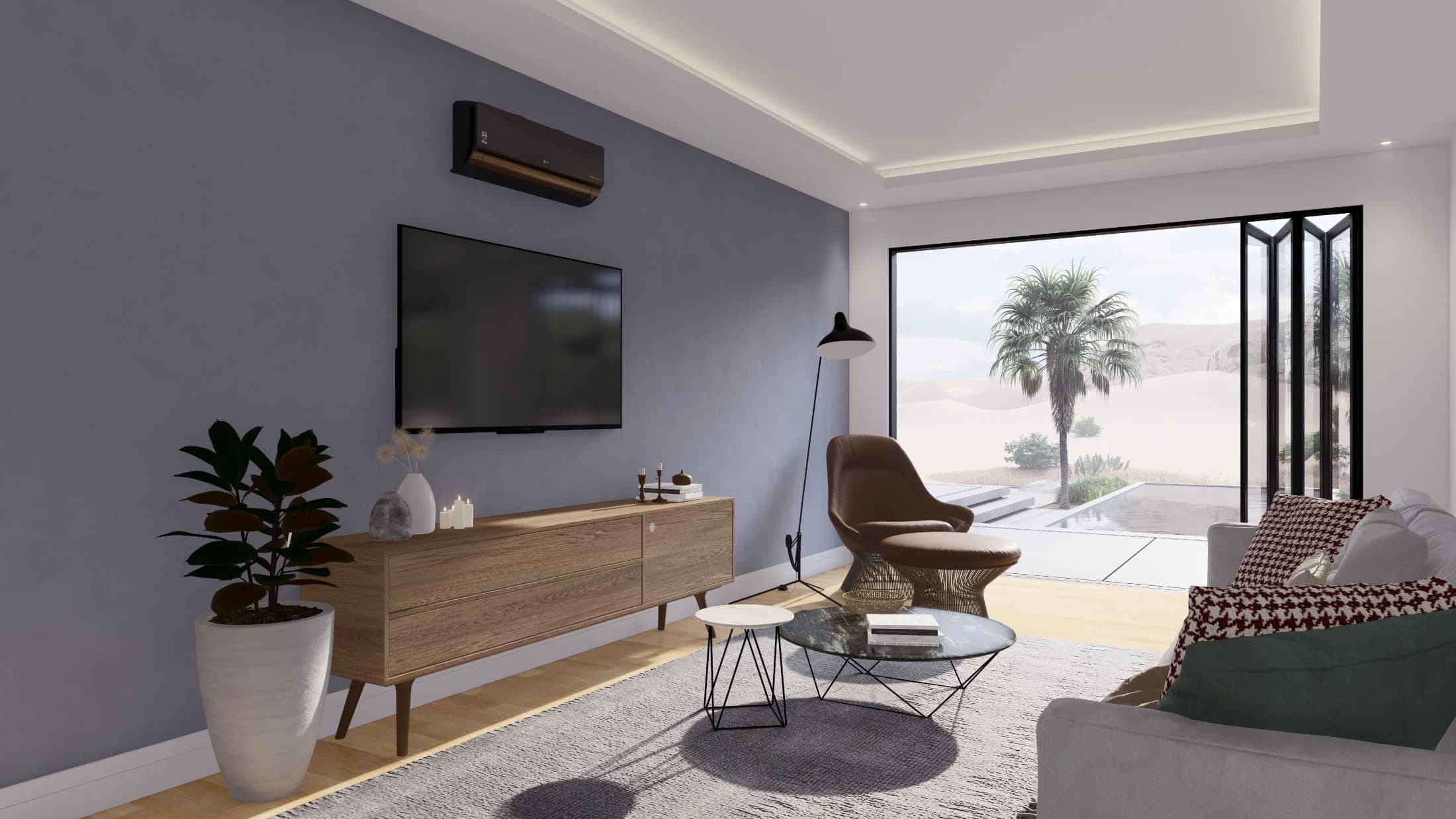 Model 7 interior home features