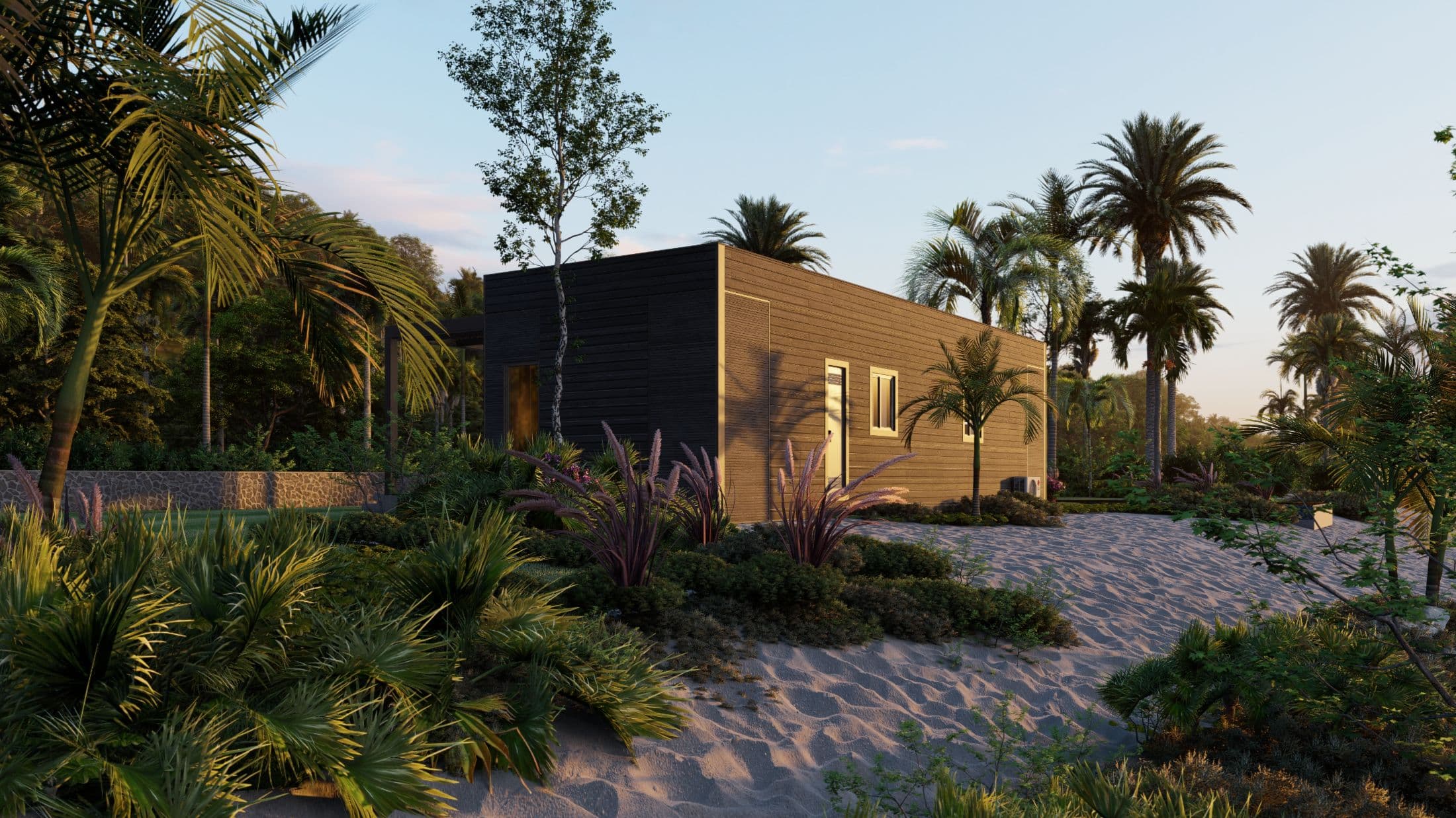 Model 23 exterior home features