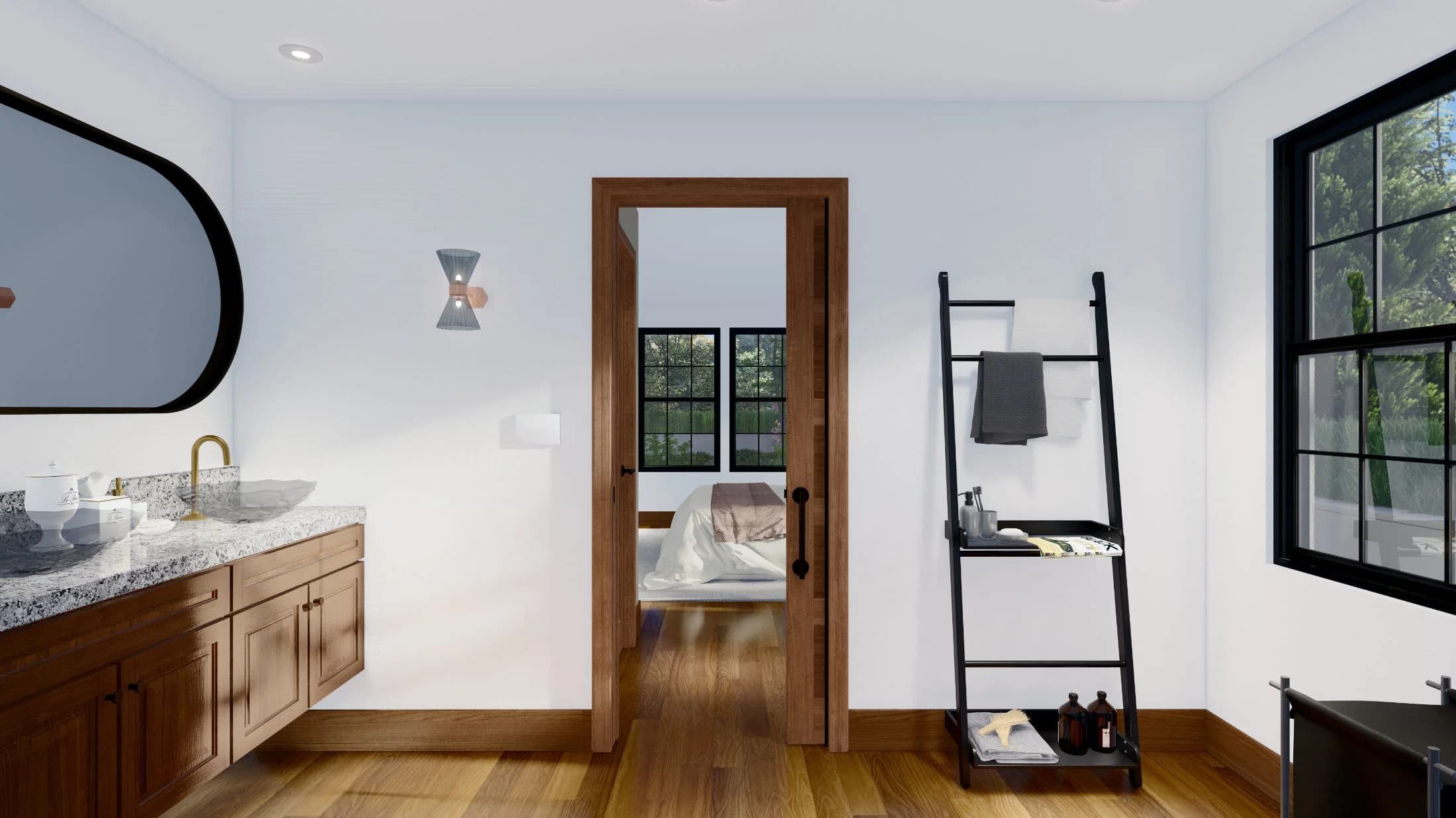 Model 13 bathroom home features