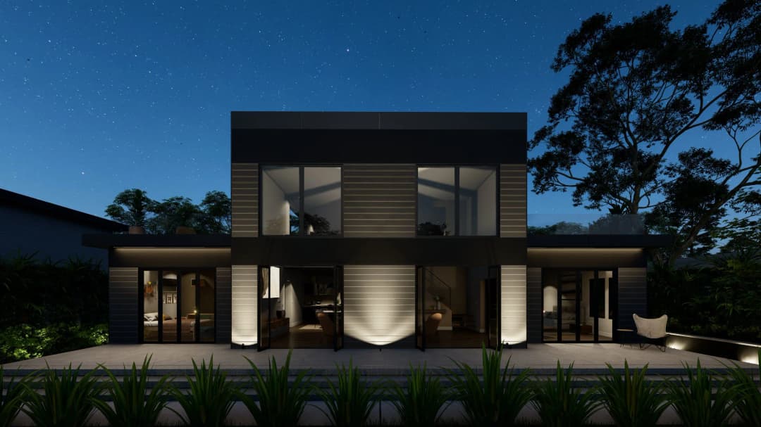 Model 19 exterior home features