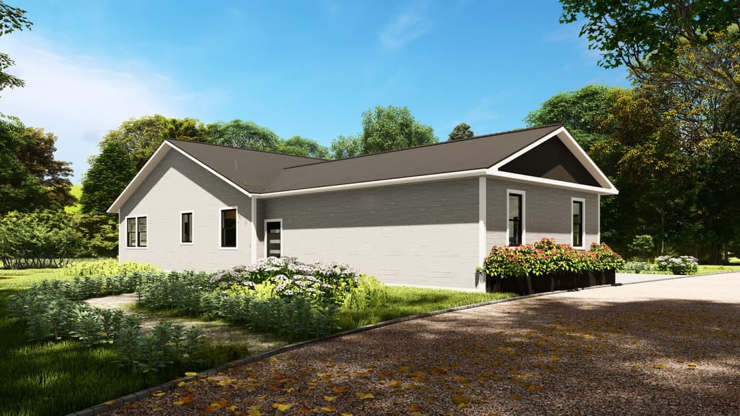 Model 28 exterior home features