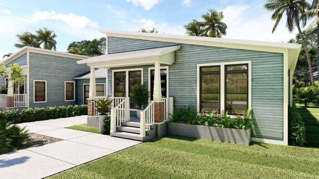 Multi family 3 exterior home features