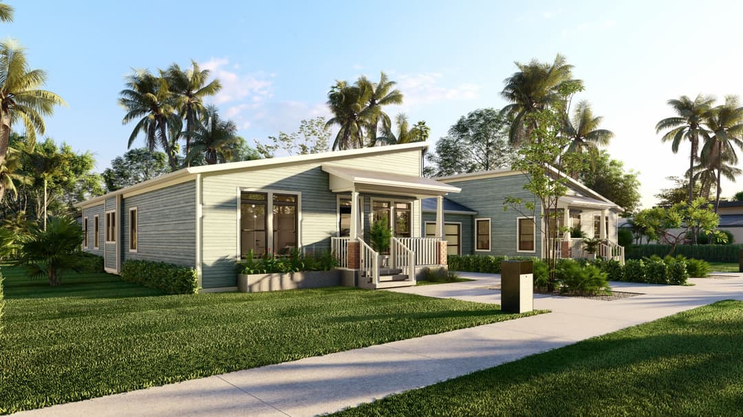 Multi family 3 exterior home features
