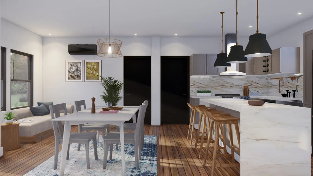 Model 24 kitchen home features