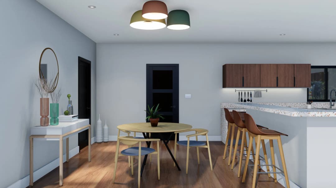 Model 12 interior home features