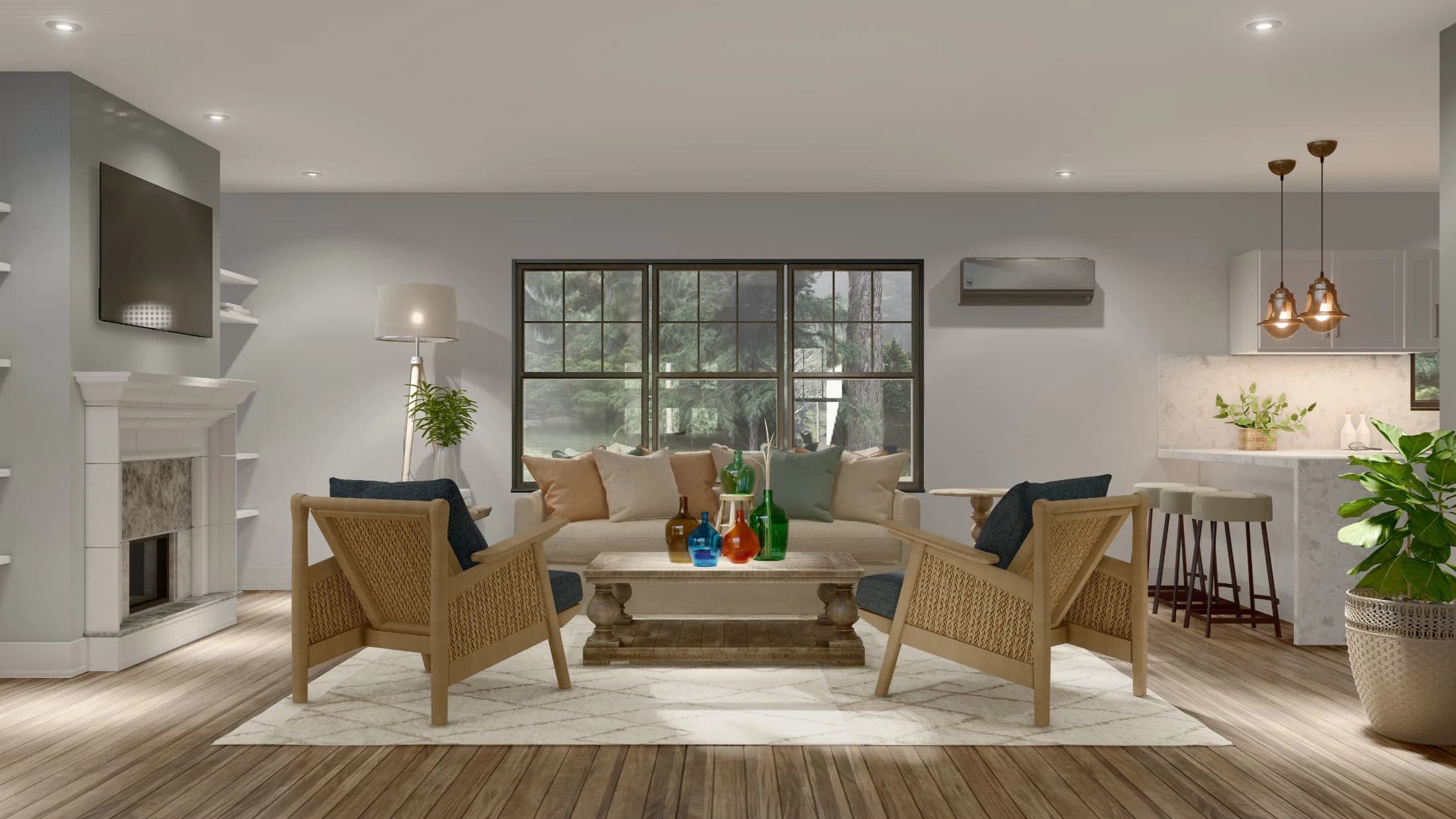 Model 15 interior home features