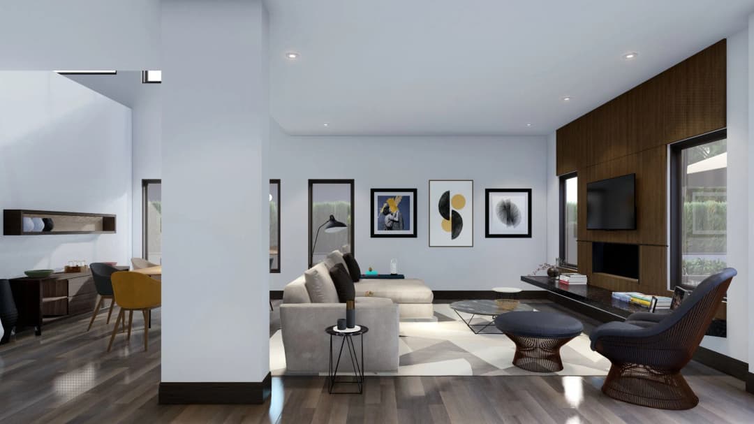 Model 11 interior home features