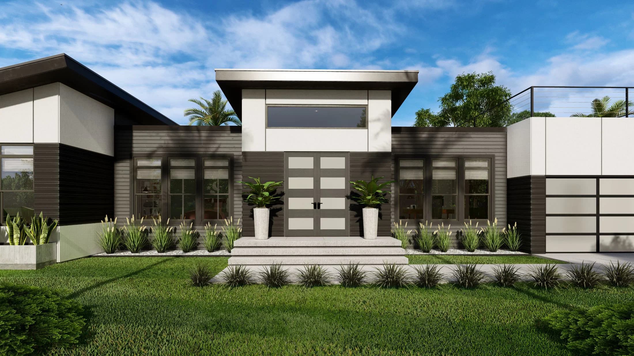 Model 29 exterior home features