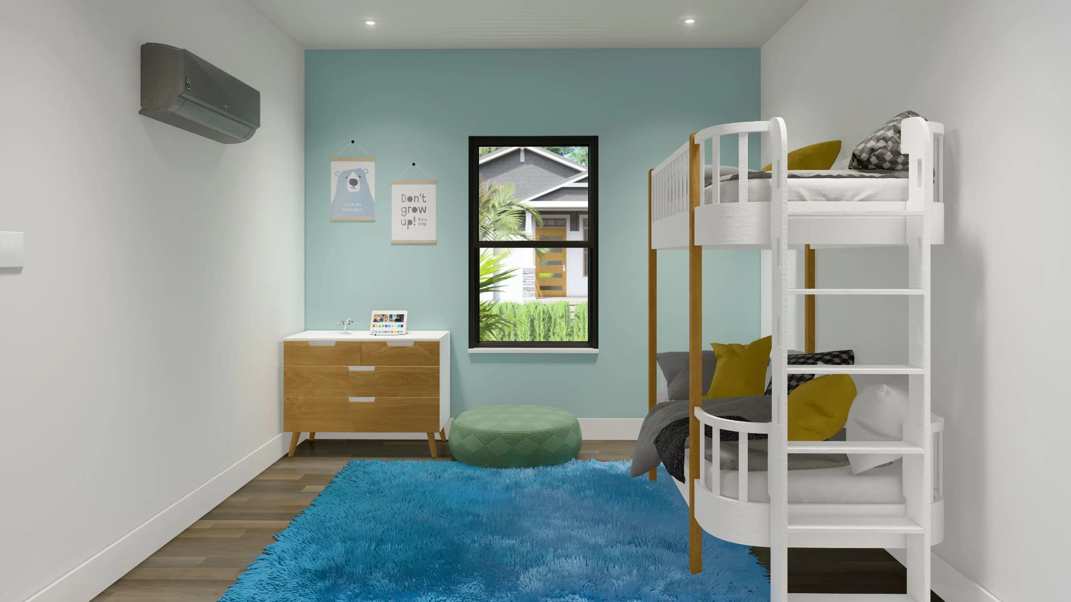 Multi family 3 bedroom home features