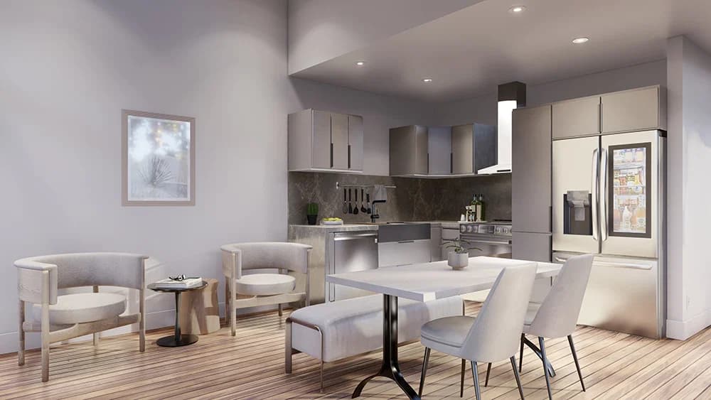 Multi family 1 kitchen home features