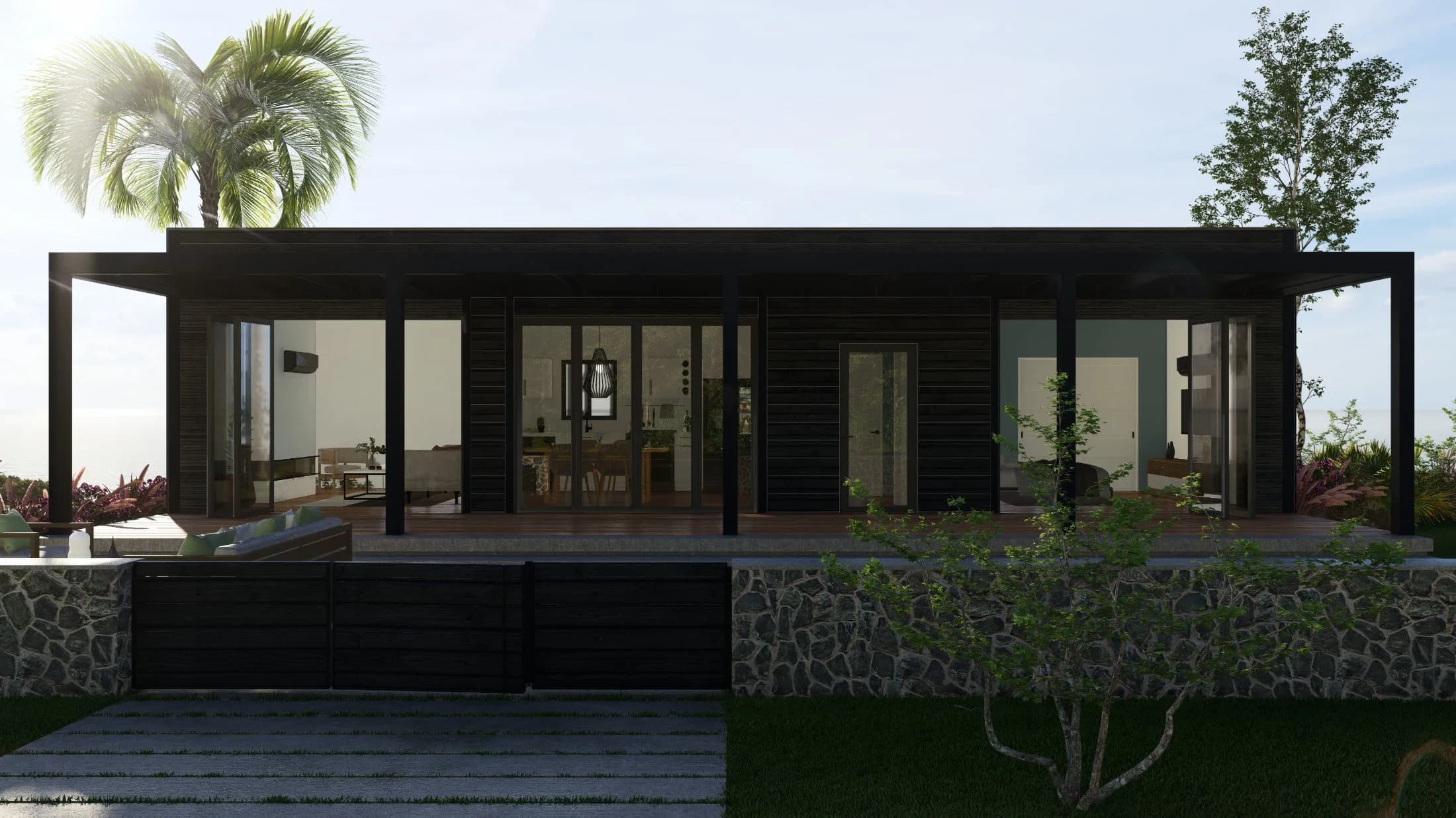 Model 23 exterior home features