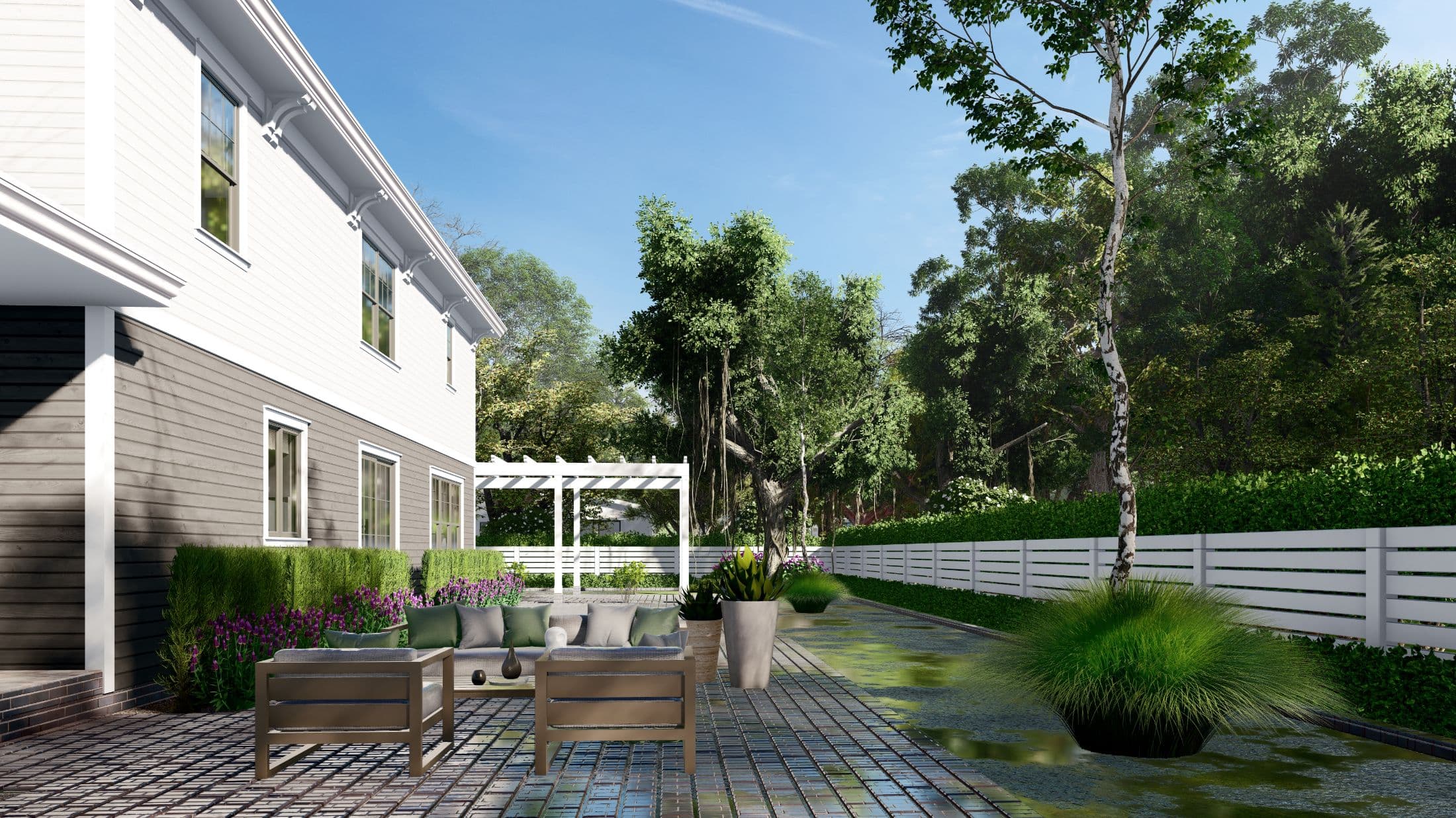 Model 21 exterior home features