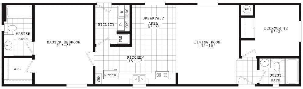 Limited series 16562a floor plan home features