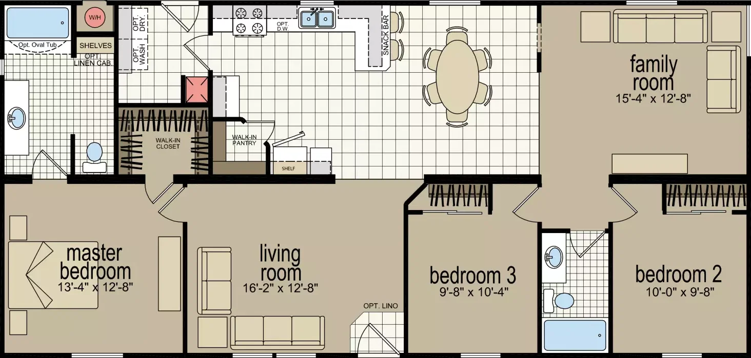 Cm-4563s floor plan home features