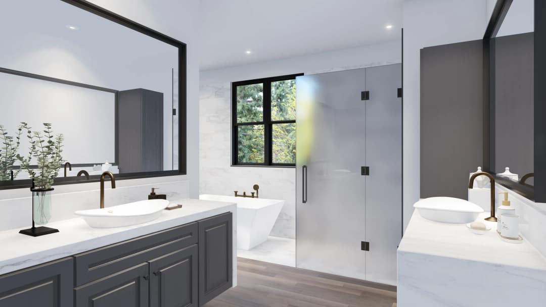 Model 3 bathroom home features