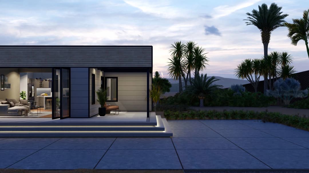 Model 18 exterior home features