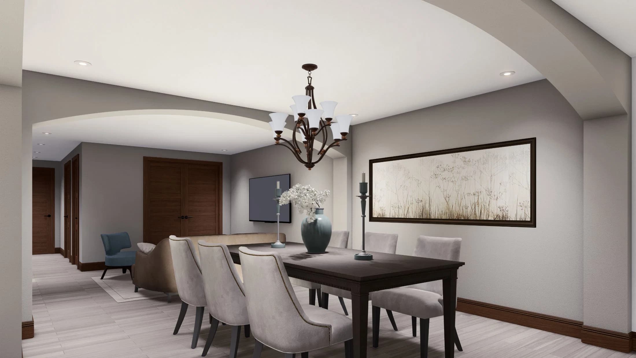 Model 16 interior home features