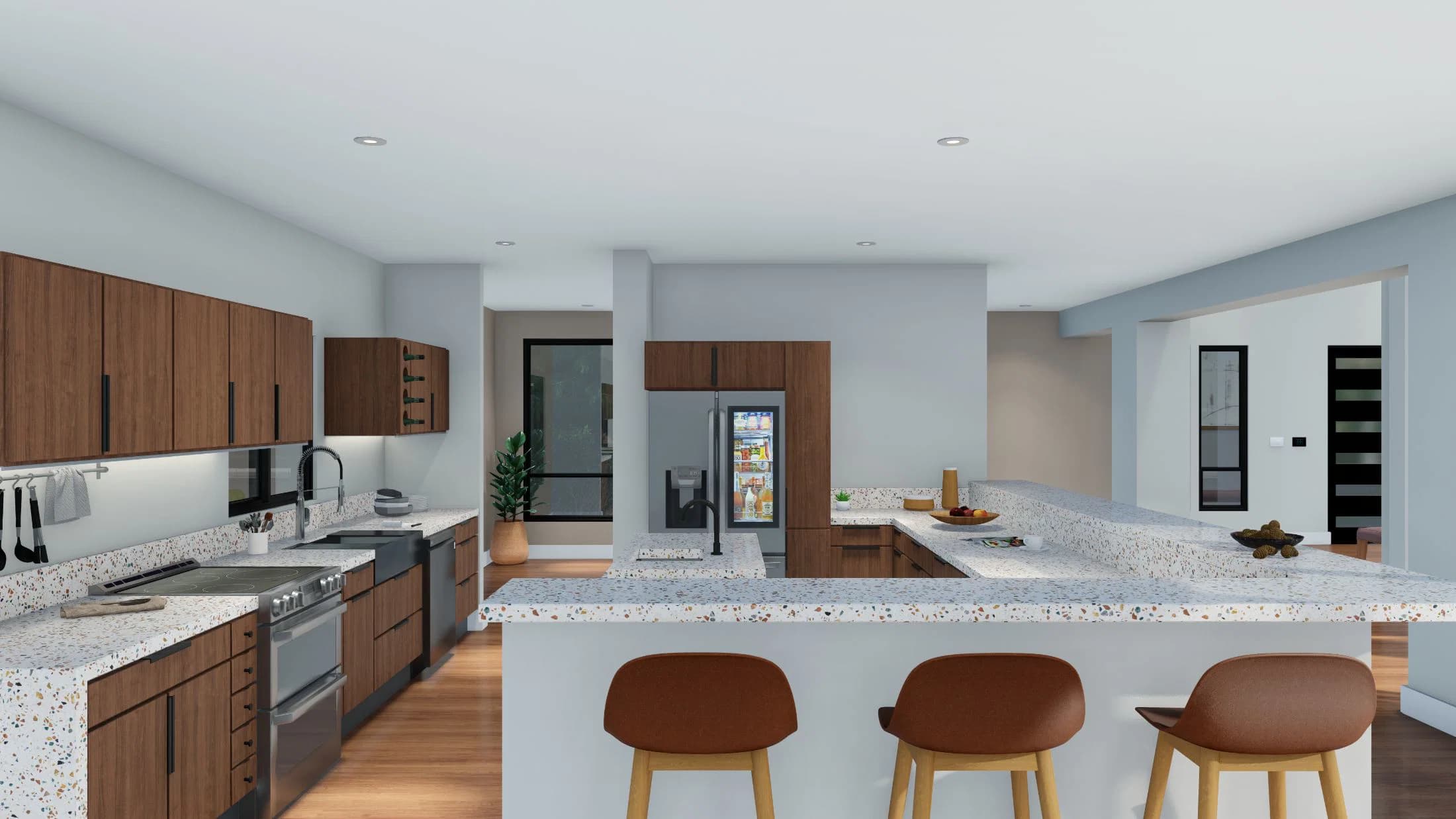 Model 12 kitchen home features